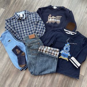 Janie & Jack Size 3 Classic Train Full Set